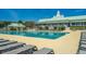 Community pool with lounge chairs available at 425 Verbena Ave, Summerville, SC 29483