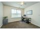 Work space with natural light, desk and chair; conducive environment for a home based career at 425 Verbena Ave, Summerville, SC 29483
