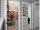Organized walk-in closet with shelves and hanging storage at 436 Blue Elderberry, Moncks Corner, SC 29461