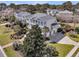 Stunning aerial view of the home, showcasing the expansive property and lush landscaping at 4922 Sound View Dr, Mount Pleasant, SC 29466