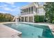 View of outdoor pool and screened porch at 4922 Sound View Dr, Mount Pleasant, SC 29466