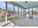 Screened porch with view of the yard at 4922 Sound View Dr, Mount Pleasant, SC 29466