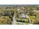 Aerial view of home and neighborhood highlighting wooded surroundings at 523 Coaxum Rd, Mount Pleasant, SC 29464