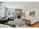 Cozy living room featuring a modern fireplace, plush seating, and natural light at 523 Coaxum Rd, Mount Pleasant, SC 29464