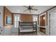 bedroom featuring bunk beds, shiplap wainscoting, and recessed lighting at 707 Ocean Blvd, Isle of Palms, SC 29451