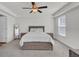 Cozy main bedroom featuring neutral colors and natural light at 9712 Transplanter Cir, Ladson, SC 29456