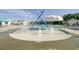 Community splash pad for young children, featuring fountains and shaded seating at 9712 Transplanter Cir, Ladson, SC 29456