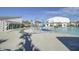 Community splashpad surrounded by palm trees provides fun for the  at 9712 Transplanter Cir, Ladson, SC 29456