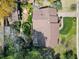 Aerial view showcasing the home's roof, well-maintained yard, and surrounding greenery at 1039 Grand Concourse St, Charleston, SC 29412