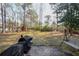Expansive backyard, featuring a patio, barbecue and mature trees, offering ample space for outdoor activities at 117 Loblolly Ln, Summerville, SC 29483
