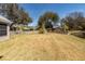 Large backyard with wooden fence and water views at 1233 Bridgeport Dr, Mount Pleasant, SC 29466