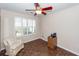 Bedroom featuring a chair, window with blinds, wood floors and a ceiling fan at 1233 Bridgeport Dr, Mount Pleasant, SC 29466