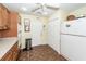 Kitchen with white appliances, ample cabinets, and a tile floor at 1233 Bridgeport Dr, Mount Pleasant, SC 29466