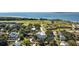 An aerial view of a lovely home, close to the beach and a historical site at 1302 Middle St, Sullivans Island, SC 29482