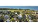 An aerial view of a lovely home, close to the beach and a historical site at 1302 Middle St, Sullivans Island, SC 29482