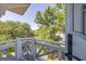 Charming balcony with scenic views at 1302 Middle St, Sullivans Island, SC 29482