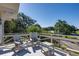 Relaxing balcony featuring comfortable seating and scenic views at 1302 Middle St, Sullivans Island, SC 29482