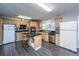 Spacious kitchen with an island, stainless steel appliances, and ample cabinetry at 165 Infinity Dr, Dorchester, SC 29437