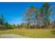 An expansive yard with mature trees on a bright, sunny day at 165 Infinity Dr, Dorchester, SC 29437