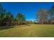 Expansive backyard with mature trees and lush green grass at 165 Infinity Dr, Dorchester, SC 29437
