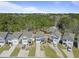 Aerial view of a residential area with houses, trees, and streets, showcasing the neighborhood at 1800 Poplar Grove Pl, Summerville, SC 29483
