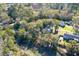A sprawling property featuring mature trees, waterfront access, and lush surroundings at 1810 Laura Creek Rd, Charleston, SC 29412
