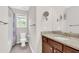 Bathroom featuring vanity and shower at 1810 Laura Creek Rd, Charleston, SC 29412