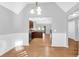 Open-concept dining area with hardwood floors seamlessly connects to the kitchen, perfect for entertaining and Gathering gatherings at 1810 Laura Creek Rd, Charleston, SC 29412