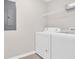 A laundry room featuring a washer and dryer at 1810 Laura Creek Rd, Charleston, SC 29412