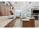 Gourmet kitchen with stainless steel appliances, granite countertops, and ample cabinet space at 1874 Rifle Range Rd, Mount Pleasant, SC 29464