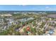 Wide aerial view of neighborhood with house marked at 188 Bamert St, Summerville, SC 29483