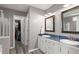 Bathroom featuring dual sinks, walk-in closet, and vanity at 188 Bamert St, Summerville, SC 29483