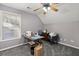 Lofted flex space with a sewing machine, natural light, and carpet at 188 Bamert St, Summerville, SC 29483
