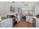 Modern kitchen with stainless steel appliances and an open view to the breakfast nook at 188 Bamert St, Summerville, SC 29483