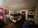 View of bedroom with bunk beds, a television, and an open closet at 1907 Helm Ave, North Charleston, SC 29405