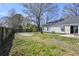 Spacious backyard with a privacy fence and mature trees at 201 Commons Way, Goose Creek, SC 29445