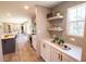 This modern kitchen has ample counter space, stainless steel appliances, and a spacious layout at 2293 Old Hwy 6, Cross, SC 29436
