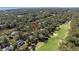 Stunning golf course aerial shot with picturesque houses along the green at 2440 Cat Tail Pond Rd, Seabrook Island, SC 29455