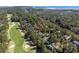 Lovely aerial view of golf course community with waterway in background at 2440 Cat Tail Pond Rd, Seabrook Island, SC 29455