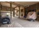Spacious garage offers ample room for multiple vehicles and storage, with convenient access to stairs at 263 Pelican Flight Dr, 15.4% Share, Dewees Island, SC 29451