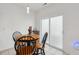 Eat-in kitchen features a round table with seating for four and sliding glass door at 265 Grand Oaks Drive Dr, Ladson, SC 29456