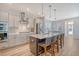 Modern kitchen with an island, stainless steel appliances, and pendant lighting at 2739 Calico Bass Ln, Johns Island, SC 29455