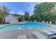 Inviting community pool area with ample lounge chairs and a peaceful, shaded setting at 275 Kelsey Blvd, Charleston, SC 29492