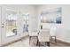 Cozy breakfast nook with French doors leading to outdoor space and modern decor at 284 Shadybrook Dr, Summerville, SC 29486
