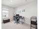 Well-lit home office with a modern desk setup and ample storage for a productive workspace at 284 Shadybrook Dr, Summerville, SC 29486