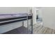 Bedroom with bunk beds and view to living room with a nice rug at 2925 Alabama Dr, North Charleston, SC 29405
