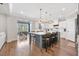 Gourmet kitchen featuring an oversized island, stainless appliances, and a breakfast nook at 306 Long Pier St, Summerville, SC 29486