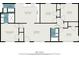 Detailed floor plan showcasing the layout of the 1252 square foot property at 3075 Old Highway 52, Moncks Corner, SC 29461