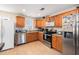 Well-equipped kitchen with stainless steel appliances and ample cabinet space at 3075 Old Highway 52, Moncks Corner, SC 29461