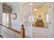Hallway with view into the bedroom with closet, dresser, and plush carpet at 318 Archibald Dr, Goose Creek, SC 29445